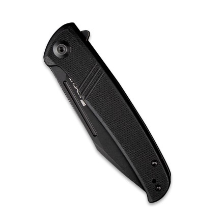 Уцененный товар Складной нож SENCUT Brazoria D2 Steel Black Stonewashed Handle G10 Black(витрин.образец..поврежд.упаковка)