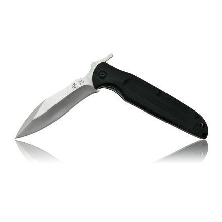 Нож складной Hikari Japan Blade-D2 Milled Black G10 (HK108AG10)