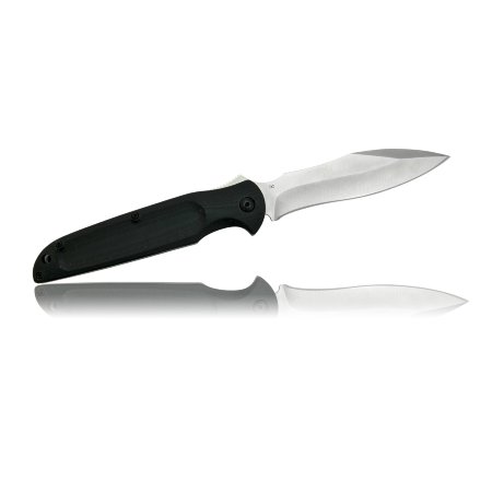 Нож складной Hikari Japan Blade-D2 Milled Black G10 (HK108AG10)