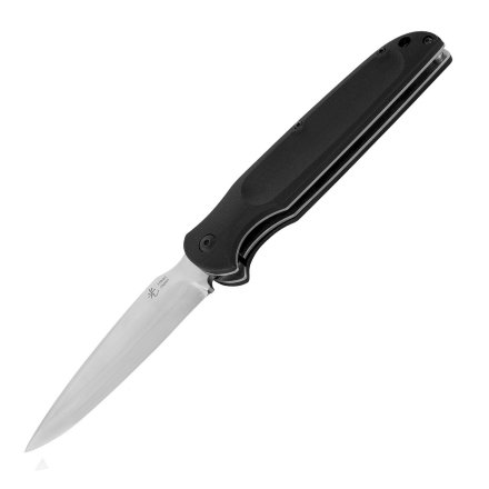 Нож складной Hikari Japan Blade-D2 Convex Grind in Mirror polish Black G10 (HK108BG10)