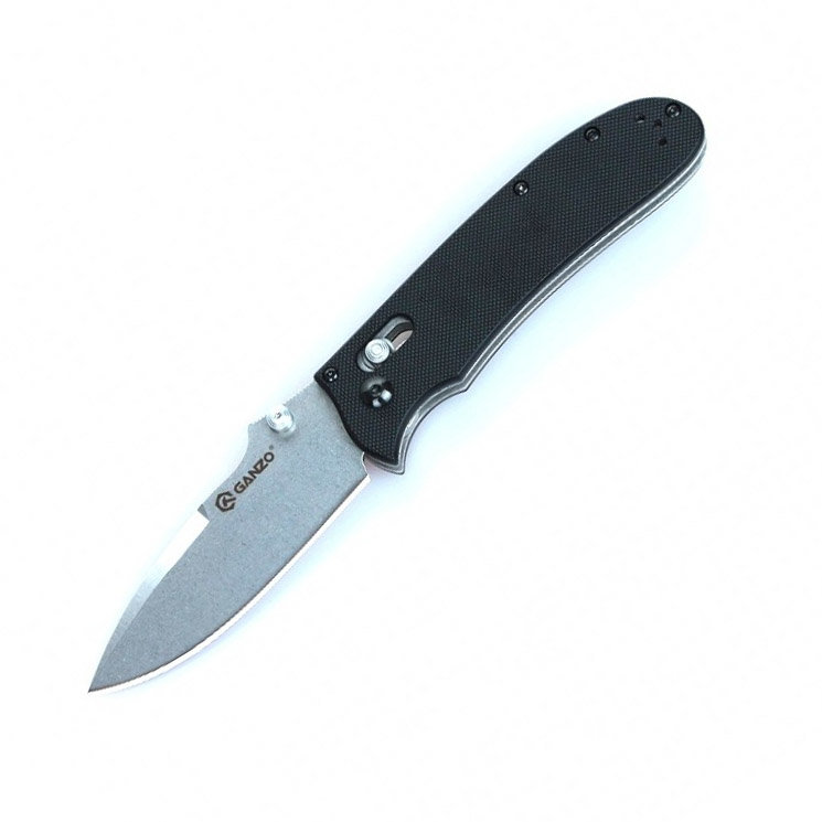 Нож складной Ganzo G704, черный