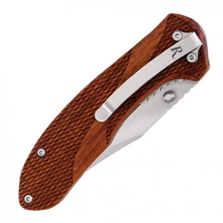 Нож складной Buck R40001 Liner Lock Large Wood Handle