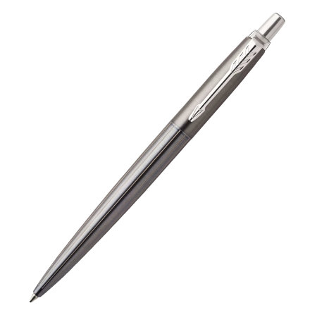 Шариковая ручка Parker Jotter Premium - Oxford Grey Pinstripe CT, M, 1953199
