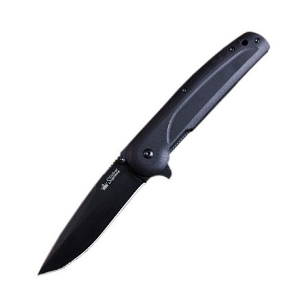 Нож складной Kizlyar Supreme Biker Z D2 Black Titanium