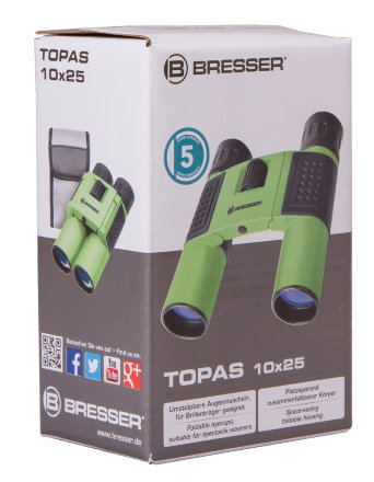 Бинокль Bresser Topas 10x25 Green, LH69353