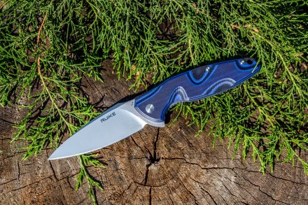 Нож Ruike Fang P105 черно-синий, P105-Q