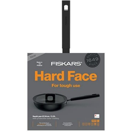 Сотейник Fiskars 24см 2,2 л Hard Face (1052230)