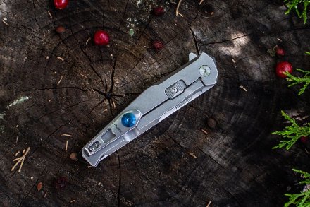 Нож Ruike P108-SF серебряно-синий