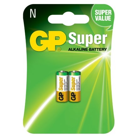 Батарея GP Super Alkaline 910A LR1 N (2шт/блистер), 897478