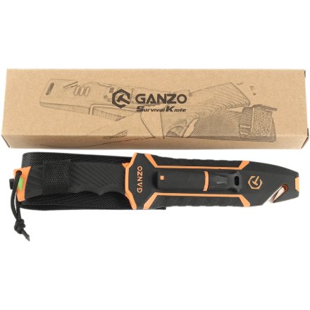 Нож Ganzo G8012V2 -OR c паракордом, G8012V2-OR