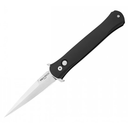 Нож автоматический Pro-Tech The Don Satin Finish 154CM Black Smooth Aluminum 1721-Satin