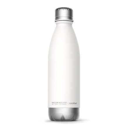 Термос-бутылка Asobu Central park 0,51 литра, белая-серебристая, SBV17white-silver