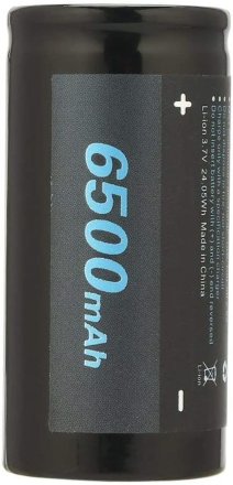 Аккумулятор Soshine IMR32650 Li-ion 6500mAh (19083)