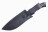 Нож Кизляр Катран 03053 клинок стоунвош черный, рукоять микарта/текстолит