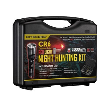 Комплект для охоты Nitecore CR6 Red Light Hunting Kit, 11457