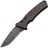 Нож автоматический Boker 01BO425 Strike Tanto Coyote рук-ть коричн. G10, черн. клинок AUS-8