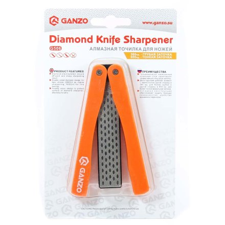 Ganzo алмазная точилка для ножей, Diamond knife sharpener G506 вскрытая, G506open