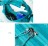 Поясная сумка Green-Hermit Pouch Bag navy blue M, CT200436