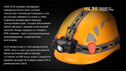 Налобный фонарь Fenix HL35 Cree XP-G2 (R5) LED
