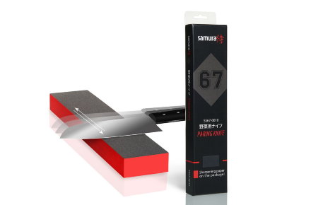 Нож кухонный Samura 67 овощной 98 мм, SD67-0010, SD67-0010K