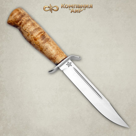 Нож АиР Штрафбат рукоять карельская береза, клинок 95х18, AIR4579