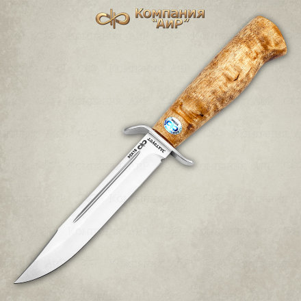 Нож АиР Штрафбат рукоять карельская береза, клинок 95х18, AIR4579