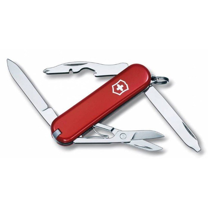 Нож складной Victorinox Rambler 0.6363-033 58мм 10 функций красный подарочная коробка