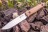 Нож Kizlyar Supreme Pioneer Sleipner Satin Stonewash walnut handle, 4650065056885