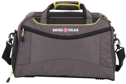 Сумка спортивная Swissgear SA72614661 , серый-салатовый, 57х28х30 см, 53 л
