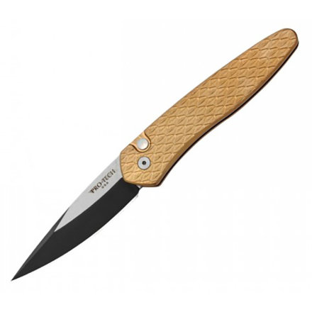 Нож автоматический Pro-Tech Newport Custom Feathered Copper Rose 3454-2T
