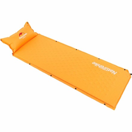 Коврик для сна Naturehike NH15Q002-D с подушкой оранжевый, 6927595705100
