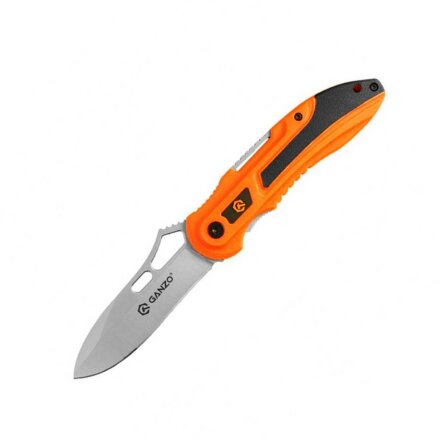 Уцененный товар Нож Ganzo G621 оранжевый(Б/У. Сост.-хорошее. Комплектация полна)