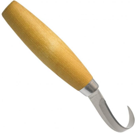 Нож Morakniv Hook Knife 164 Right Hand ложкорез, нержавеющая сталь, рукоять из березы, 13443