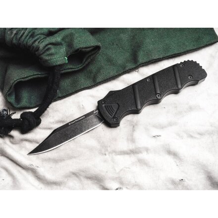 Нож автоматический Boker 06EX350 Kalashnikov OTF Bowie рук-ть алюм., клинок D2