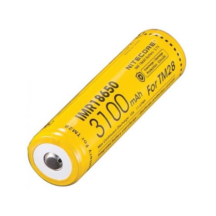 Аккумулятор Nitecore IMR18650 3.7v, 3100mA, 10A для TM28 (без защиты), 15802