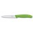Нож Victorinox для резки и чистки зелёный, волнистое лезвие 10 см (6.7736.L4)