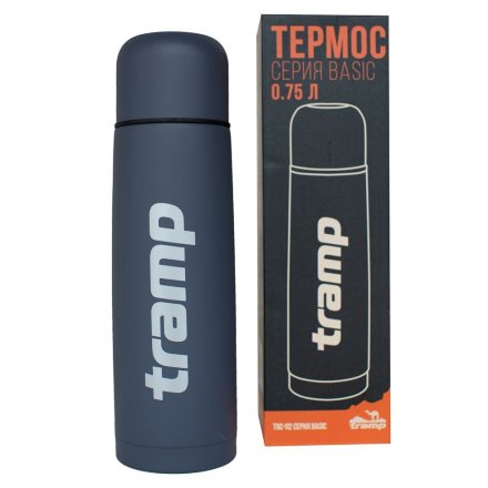 Термос Tramp Basic 0,75 л. серый (TRC-112), 4743131057982