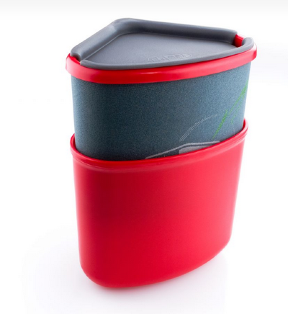 Кружка+миска пластиковая GSI Gourmet Nesting Mug &amp; Bowl Red, GSI77161