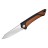 Нож складной Roxon K2, сталь D2, коричневый, K2-D2-BR