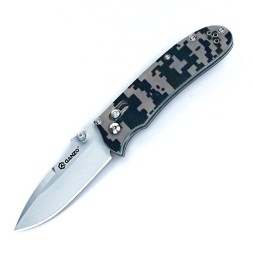 Нож Ganzo G704 камуфляж, (Состояние нового. Упаковка потрепана. Сломан кончик лезвия)G704-CAref
