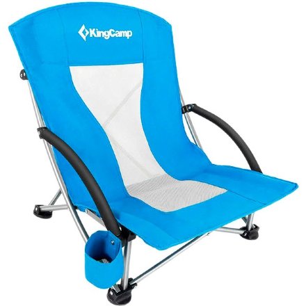 Кресло складное KingCamp Portable Low Sling Chair синее 3841, 114398