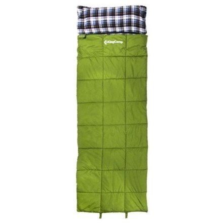 Спальный мешок KingCamp Camper 250 -5°с 3165 зеленый, 6951157400868