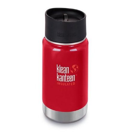 Термобутылка Klean Kanteen Insulated Wide Cafe Cap 12oz (355 мл) Mineral Red, 1003129