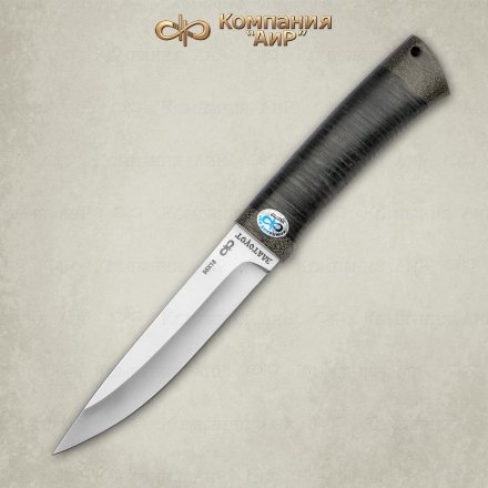 Нож АиР Пескарь рукоять кожа, клинок 95х18, AIR4099