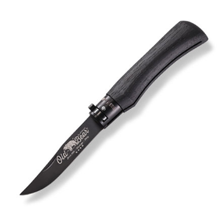 Нож складной Antonini Old Bear Laminate BSR L клинок черный PTFE 9 см, рукоять ламинат, кольцо черно, 9303/21_MNN