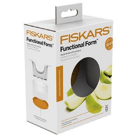Нож Fiskars для яблок с контейнером Functional Form (1016132)