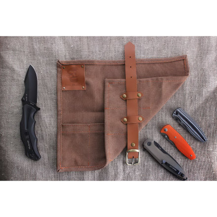 Сумка для ножей Mr.Blade Bag-Five коричневая, bag-five.brown