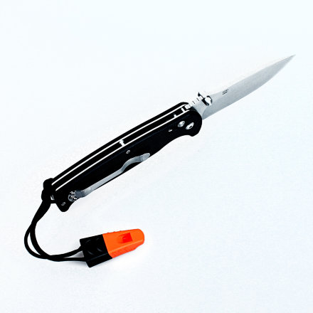 Нож Ganzo G7412-WS черный, G7412-BK-WS