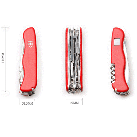 0.9043 Нож Victorinox Hercules красный