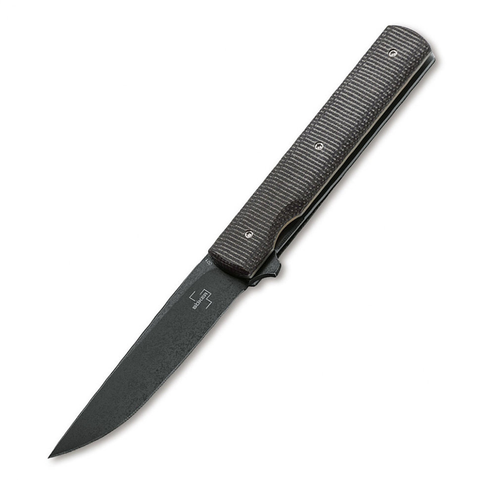 Нож складной Boker Urban Trapper Linear Micarta клинок VG10 рукоять микарта-титан (01BO705)